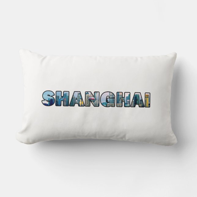 Shanghai China Lumbarkudde (Framsida)