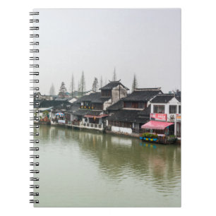 Shanghai, China, Mar 30, 2017, Wooden History bui Anteckningsbok