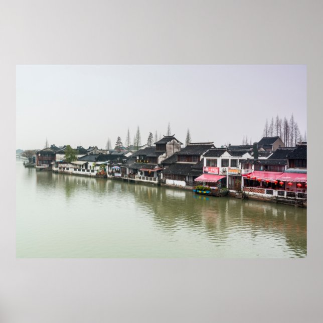 Shanghai, China, Mar 30, 2017, Wooden History bui Poster (Framsidan)