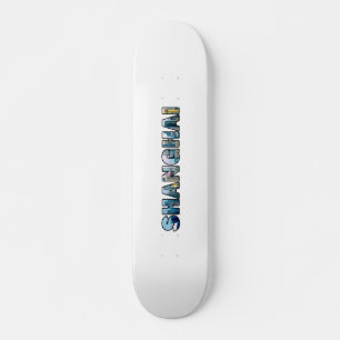 Shanghai China Mini Skateboard Bräda 18,5 Cm