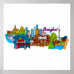 Shanghai - China.png Poster