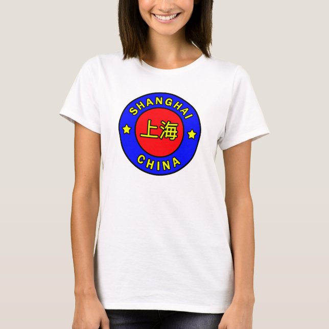 Shanghai China T Shirt (Framsida)