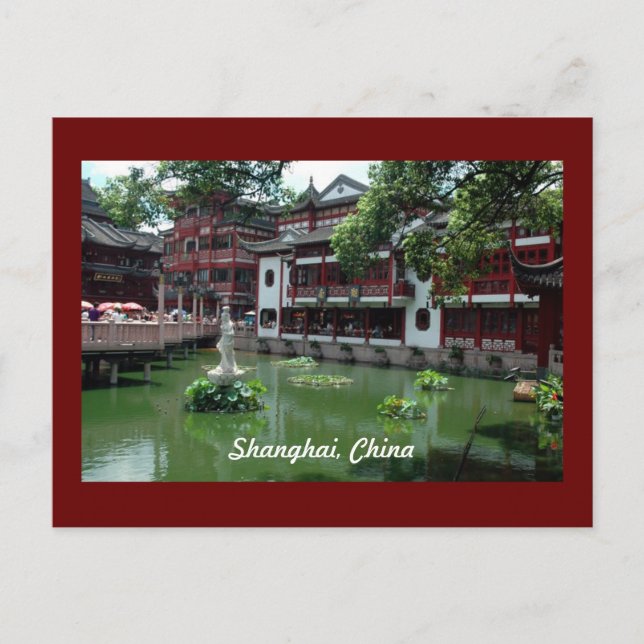 Shanghai, China Vykort (Framsida)