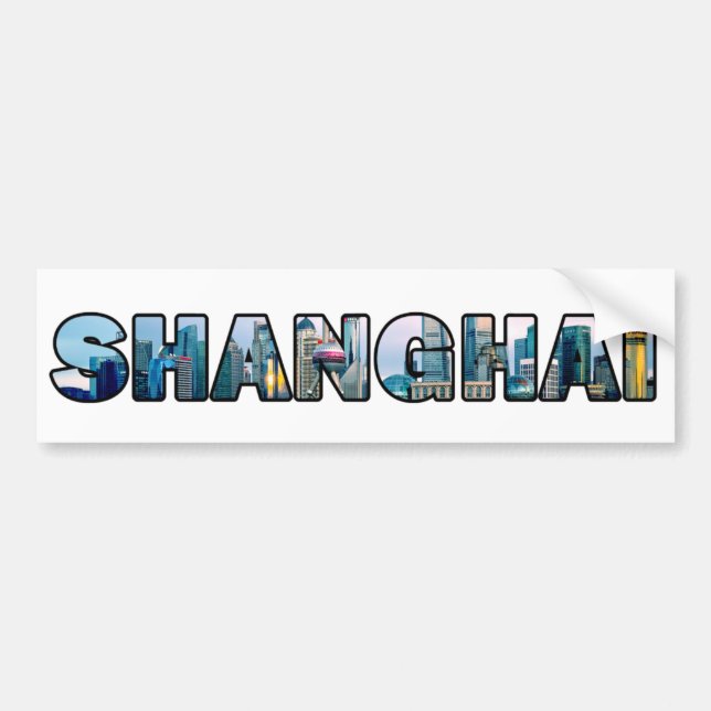 Shanghai chinabildekal bildekal (Framsidan)