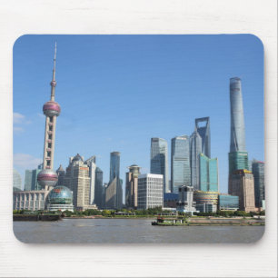 Shanghai från Bund Mousepad Musmatta