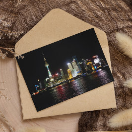 Shanghai i natt kort