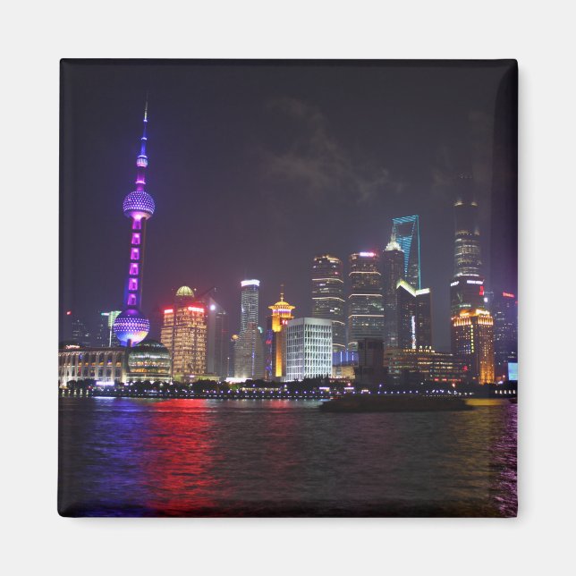 Shanghai i natt magnet (Framsidan)