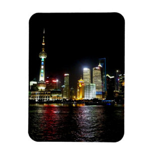 Shanghai i natt magnet