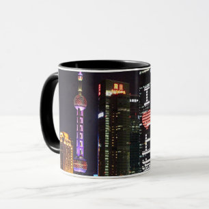 Shanghai i natt mugg