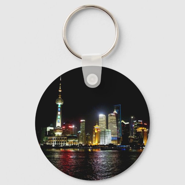 Shanghai i natt nyckelring (Framsida)