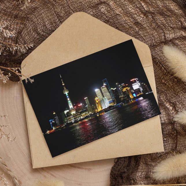 Shanghai i natt vykort (Skapare uppladdad)