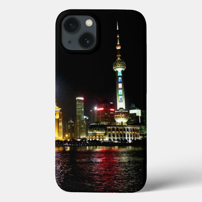 Shanghai i Night Fodral-Mate iphone case (Baksida)