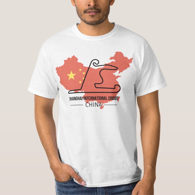Shanghai International Circuit Formula 1 T-shirt (Framsida)