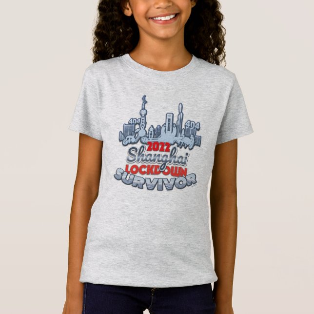 Shanghai Lockdown Survivor 2022 T Shirt (Framsida)