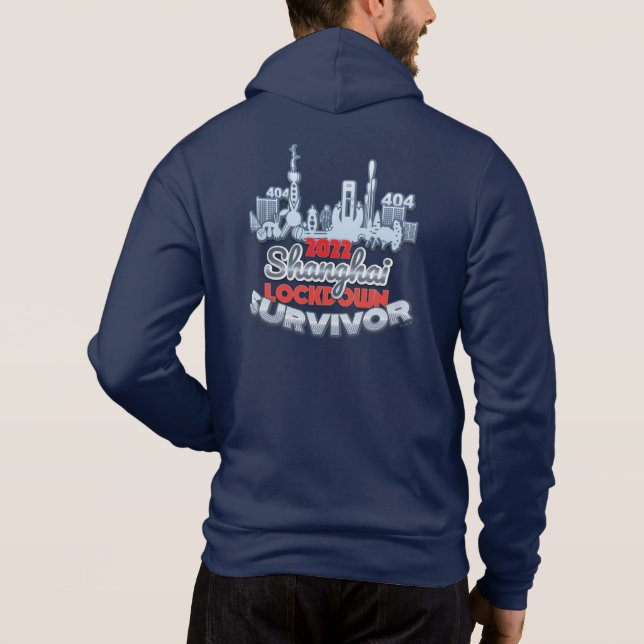 Shanghai Lockdown Survivor T Shirt (Baksida)