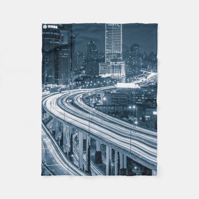 Shanghai Overpass 1 fleece filt (Framsidan)