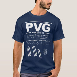 Shanghai Pudong Internationell Airport PVG T-Shirt