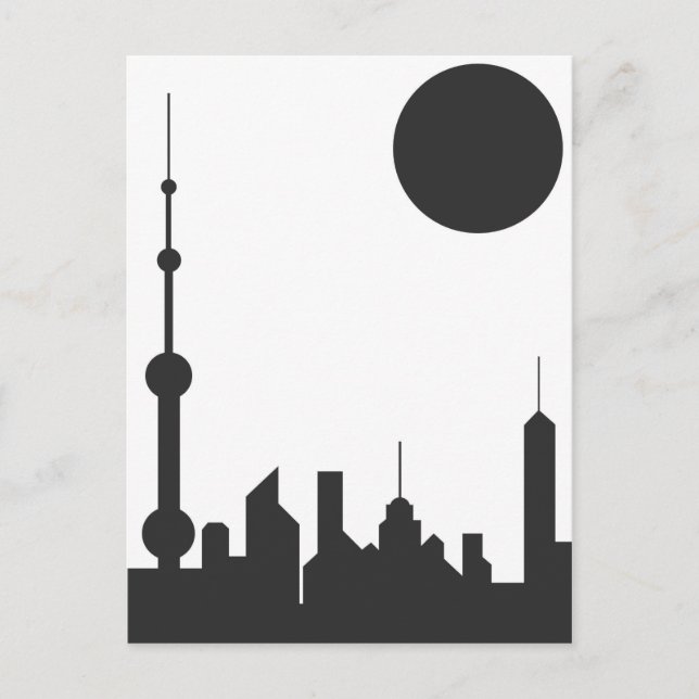 Shanghai Sunshine Vykort (Framsida)