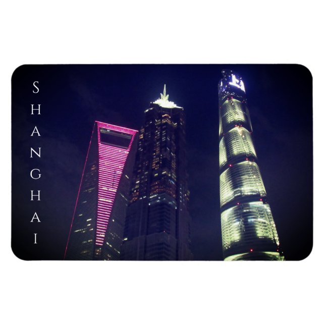 shanghai torn pudong magnet (Horisontell)