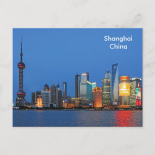 Shanghai Vintage resor Tourism Ad Vykort