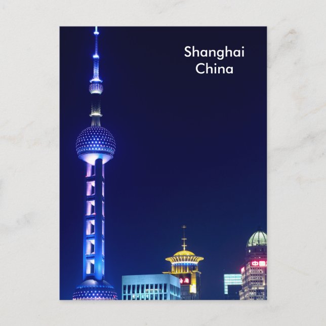Shanghai Vintage resor Tourism Ad Vykort (Framsida)