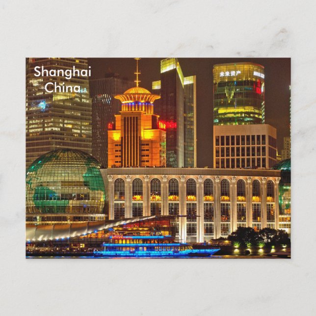 Shanghai Vintage resor Tourism Ad Vykort (Framsida)
