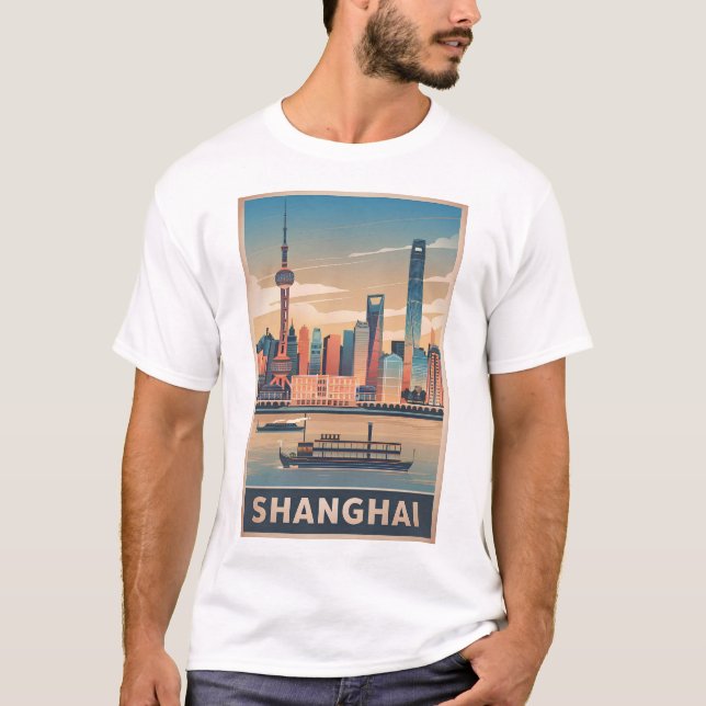 Shanghai vintage t shirt (Framsida)