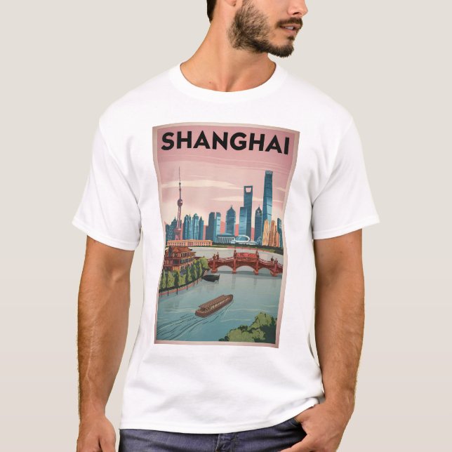 Shanghai vintage t shirt (Framsida)