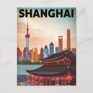 Shanghai vintage vykort