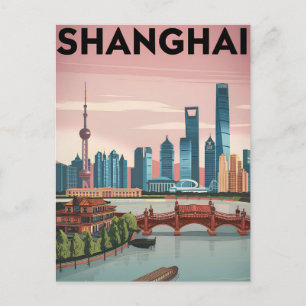 Shanghai vintage vykort