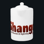 Shango<br><div class="desc">Med namn "Shango" i mörk Red hue färg tillsammans med hans titel och nummer tillför biet en unik fläkt till din samling. Det är mer än bara kläder. Det är en konversationsstart som visar din individualitet och uppskattning för kulturarvet.</div>