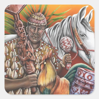 Shango Fyrkantigt Klistermärke