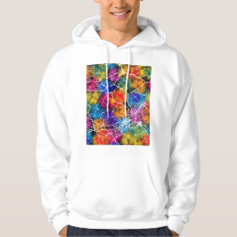 Shangrao Kina Stadskarta Hoodie