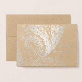 "Shangri La" Standard Foil Thinking Om You Card Folierat Kort