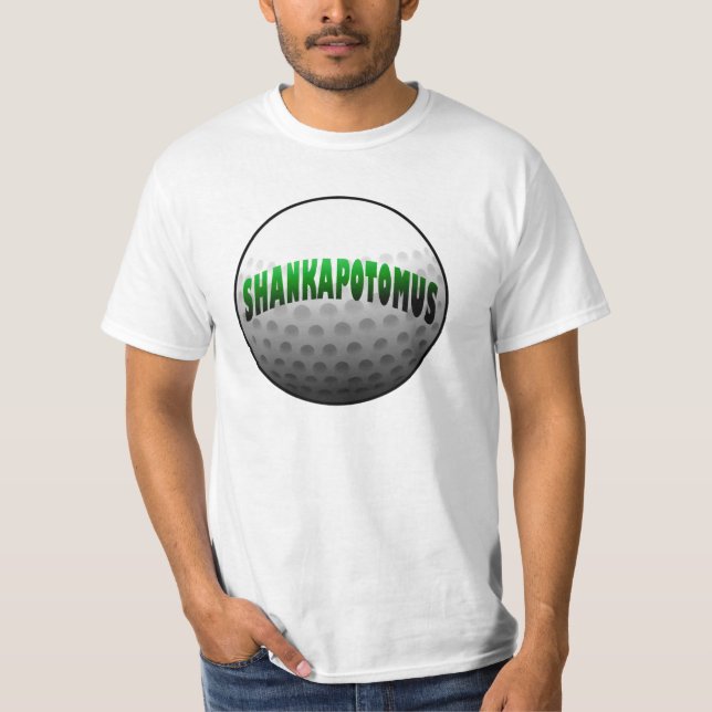 Shankapotomus golfbollskjorta t shirt (Framsida)