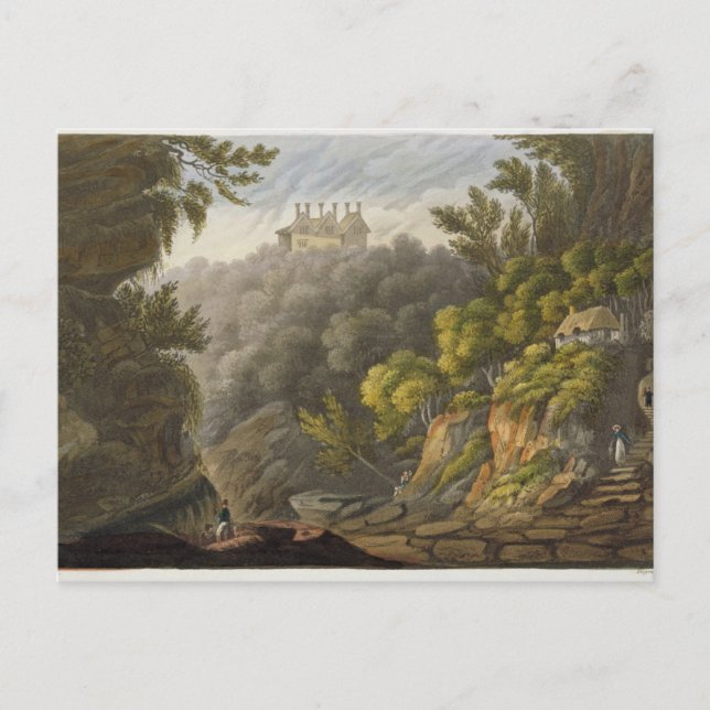 Shanklin Chine, från 'The Isle of Wight Illustrate Vykort (Framsida)