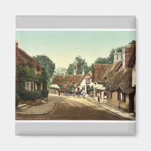 Shanklin gammal by, Isle av wighten, England Magnet
