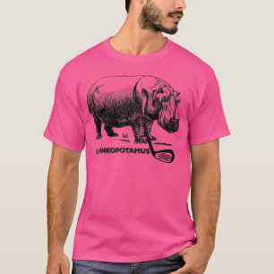 Shankopotamus Golf Hippo Golf Humor Golf T Shirt