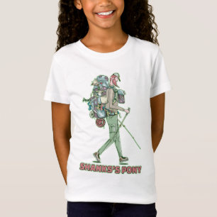 Shanks konstiga hiker promenad t shirt