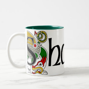 Shanley Celtic drakemugg Två-Tonad Mugg