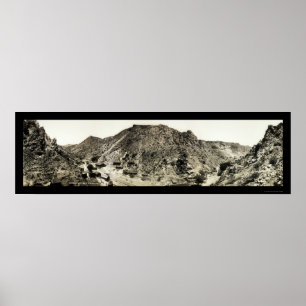 Shannon bryter det Metcalf Arizona fotoet 1909 Poster