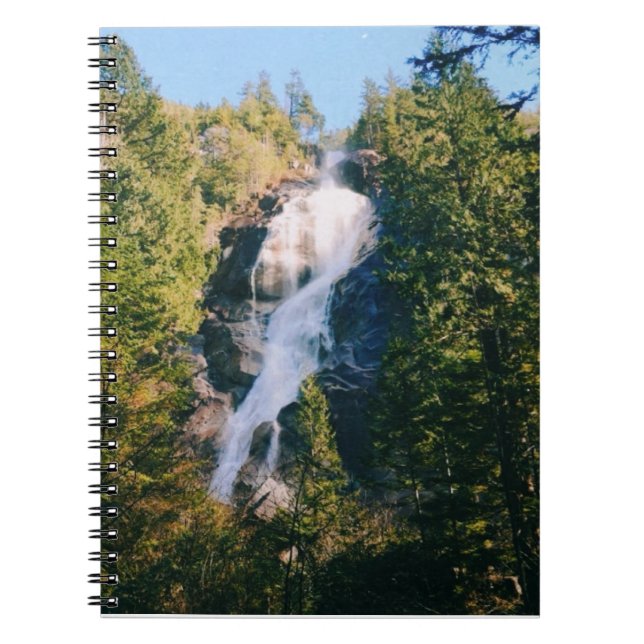 Shannon Falls, Squamish, Kanada  Anteckningsbok (Framsidan)