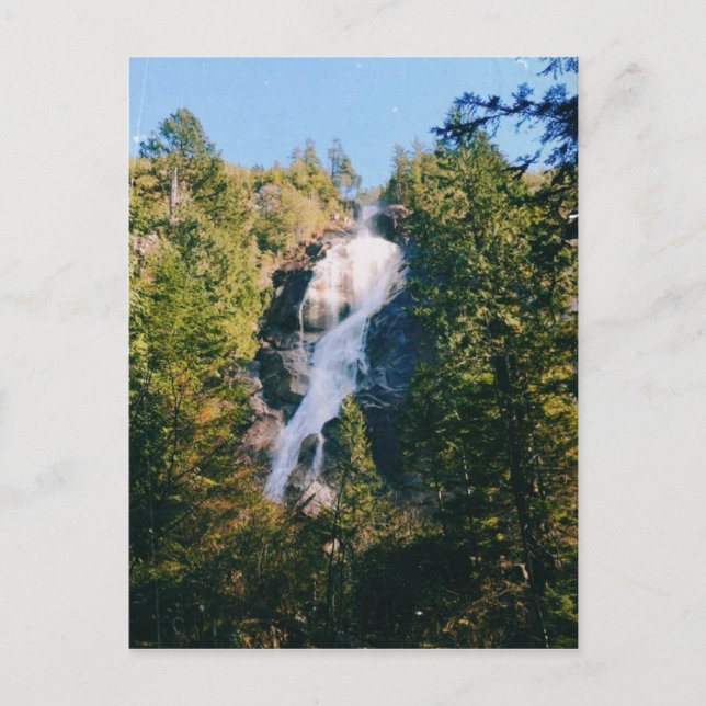 Shannon Falls, Squamish, Kanada  Vykort (Framsida)