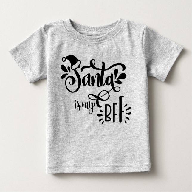 Shanta är min BFF Cute jul T-Shirt (Framsida)