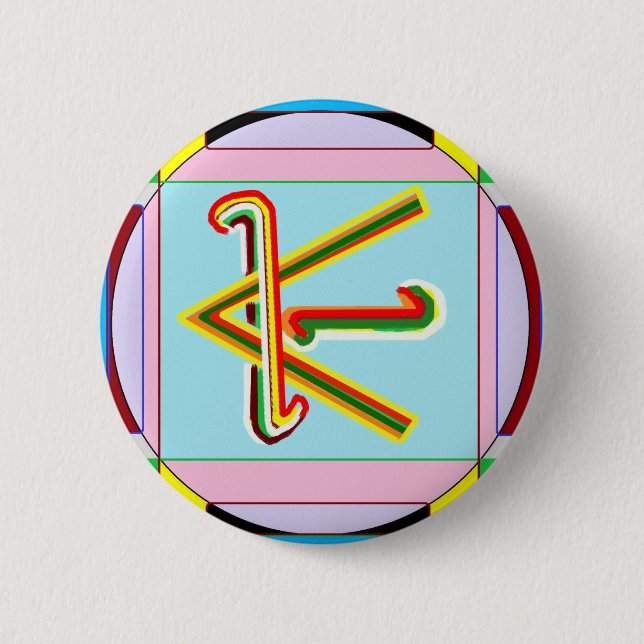 Shanti dvs. fred: Karuna Reiki som läker symbol Knapp (Framsida)