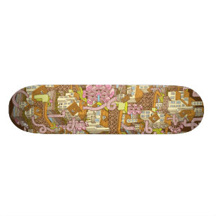 shantytown skateboard bräda 21,5 cm