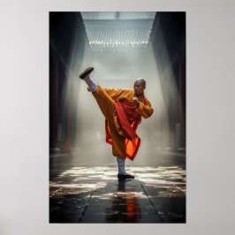 Shaolin Kung Fu-krigare Poster
