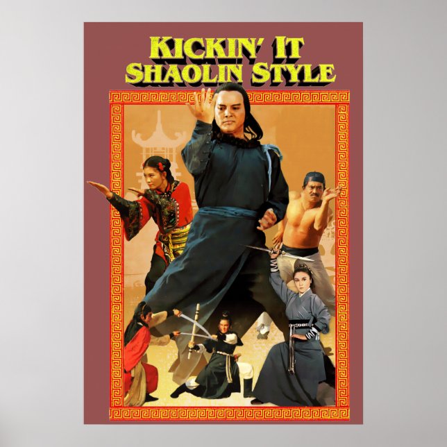 Shaolin Kung fu Poster (Framsidan)