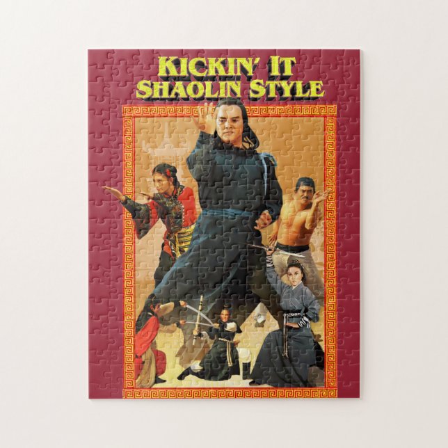 Shaolin kung fu pussel (Vertikal)