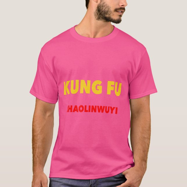 Shaolin Kung fu T Shirt (Framsida)